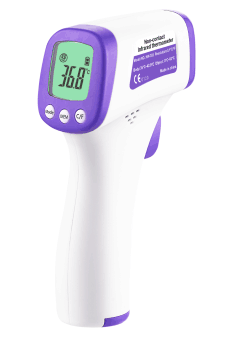 small infrared forehead thermometer